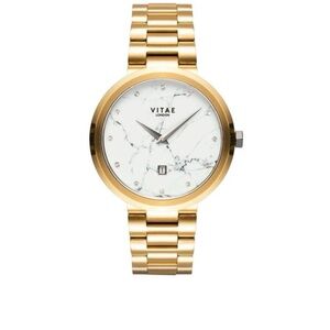 Vitae London || Elmington marble braclet watch in gold, 36mm